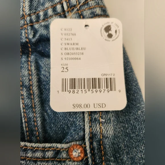 NWT Free People We the Free Aster Straight leg jeans - Picture 10 of 13